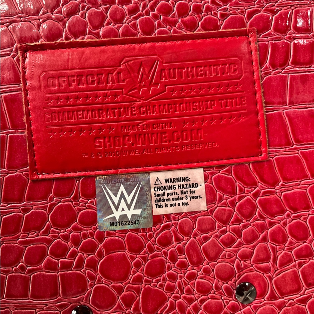 WWE World Heavyweight Championship Retro Official Authentic Title Belt - Picture 8 of 10